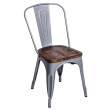 D2 Krzesło Paris Wood srebrny sosna