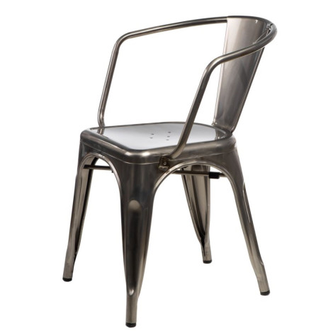 Krzesło Paris Arms inspirowane Tolix