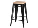 D2 Hoker Paris Wood 75cm czarny sosna