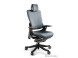 UNIQUE Fotel obrotowy WAU 2 czarny BL417 SLATEGREY