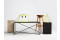 CUSTOMFORM stolik MEMO METAL 100x60  biały,czarny