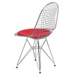 D2 Krzesło Net czerwona pojedyncza poduszka
