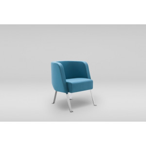 MARBET STYLE Fotel NEON  S metal-chrom