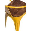 D2 Krzesło Paris Arms Wood żółty sosna