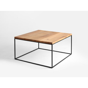 CUSTOMFORM stolik TENSIO WOOD 80 biały,czarny