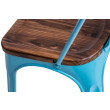 D2 Krzesło Paris Wood niebieski sosna