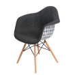 D2 Krzesło P018W Pattern szare/pepitka