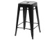 D2 Hoker Paris 75cm czarny insp. Tolix