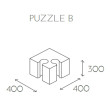 L.KLEIBER Pufa PUZZEL B