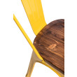 D2 Krzesło Paris Wood żółty sosna