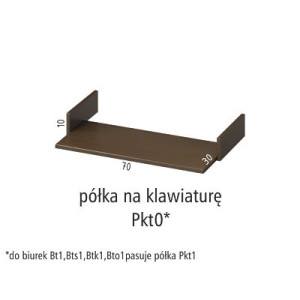 ANTRAX QR Półka na klawiaturę Pkt0