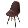 D2 Krzesło P016W PP brązowe, dark nogi