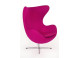 D2 Fotel Jajo amarantowy kaszmir #39