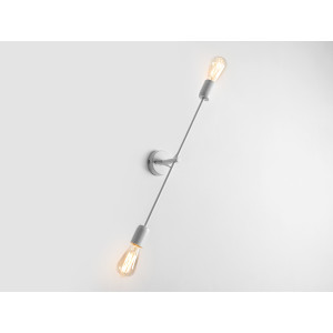 CUSTOMFORM lampa TWIGO WALL 2L biały/czarny