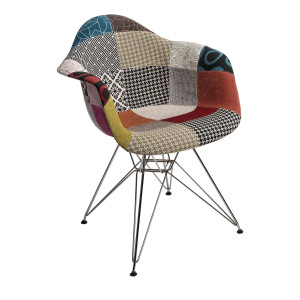 D2 Krzesło P018 DAR patchwork kolorowy