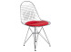 D2 Krzesło Net czerwona pojedyncza poduszka