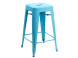 D2 Hoker Paris 75cm niebieski insp. Tolix