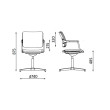 Nowy Styl krzesło biurowe 2ME-W TS25 ARM-BL