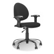 NOWY STYL Krzesło biurowe SMART R3D steel01 chrome z mechanizmem CPT