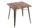 D2 Stół Paris Wood metaliczny sosna