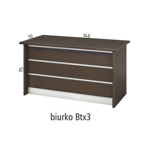 ANTRAX BTX Biurko Btx3
