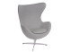 D2 Fotel Jajo popielaty 129 Premium