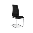 SIGNAL Krzesło H-103 czarno/białe