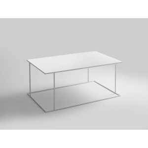 CUSTOMFORM stolik WALT METAL 100×60 biały,czarny
