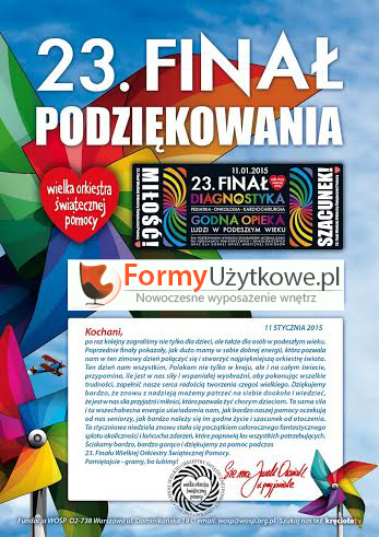 Podziękowania od WOŚP