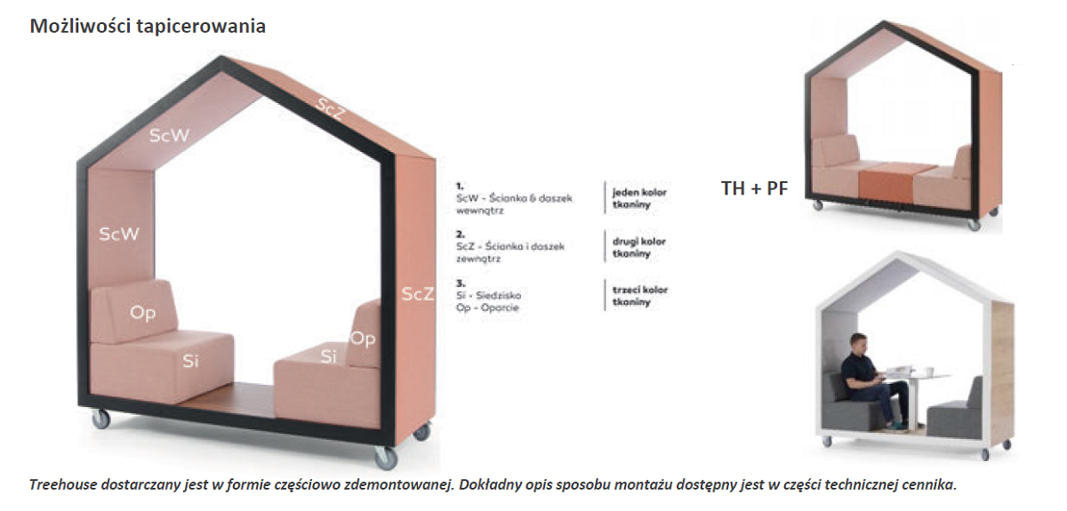 tapicerowanie treehouse